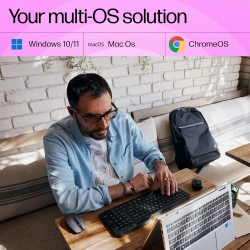 Клавиатура мембранная HP 460 Multi-Device 102key, BT, EN/UK, чёрный 7N7B8AA