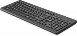 Клавіатура мембранна HP 220, 104key, WL, EN/UK, чорний 805T2AA