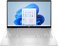 Ноутбук HP Pavilion x360 14-ek1000ua 14" FHD IPS Touch, Intel i7-1355U, 16GB, F1024GB, UMA, DOS, серебристый 825D9EA