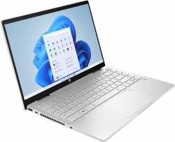 Ноутбук HP Pavilion x360 14-ek1000ua 14" FHD IPS Touch, Intel i7-1355U, 16GB, F1024GB, UMA, DOS, серебристый 825D9EA
