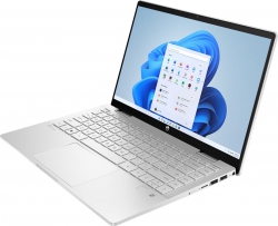 Ноутбук HP Pavilion x360 14-ek1000ua 14" FHD IPS Touch, Intel i7-1355U, 16GB, F1024GB, UMA, DOS, серебристый 825D9EA