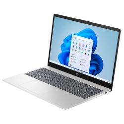 Ноутбук HP 15-fc0000ua 15.6" FHD IPS AG, AMD R5-7520U, 16GB, F1024GB, UMA, DOS, серебристый 825G2EA