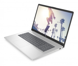 Ноутбук HP 17-cn3008ua 17.3" FHD IPS AG, Intel i3-N305, 8GB, F512GB, UMA, DOS, сріблястий 826W2EA