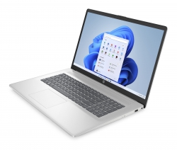 Ноутбук HP 17-cn3008ua 17.3" FHD IPS AG, Intel i3-N305, 8GB, F512GB, UMA, DOS, сріблястий 826W2EA