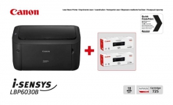 Принтер А4 Canon i-SENSYS LBP6030B (бандл с 2 картриджами) 8468B042