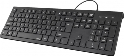 Клавіатура Hama KC-200 105key, USB-A, EN/UKR, чорний 89182681
