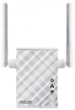 Повторювач Wi-Fi сигналу ASUS RP-N12 N300 1хFE LAN ext. ant x2 90IG01X0-BO2100