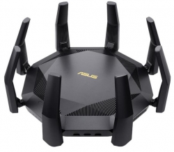 Маршрутизатор ASUS RT-AX89X AX6000 8xGE LAN 1xGE WAN 1x10GE 1xSFP+ 2xUSB3.1 MU-MIMO OFDMA MESH 90IG04J1-BM3010