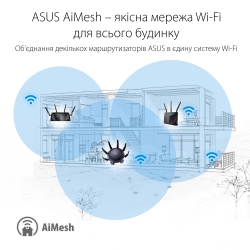 Маршрутизатор ASUS RT-AX89X AX6000 8xGE LAN 1xGE WAN 1x10GE 1xSFP+ 2xUSB3.1 MU-MIMO OFDMA MESH 90IG04J1-BM3010