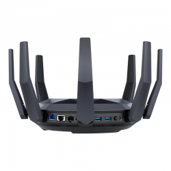 Маршрутизатор ASUS RT-AX89X AX6000 8xGE LAN 1xGE WAN 1x10GE 1xSFP+ 2xUSB3.1 MU-MIMO OFDMA MESH 90IG04J1-BM3010