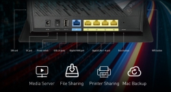 Маршрутизатор ASUS 4G-AC86U AC2600 4xGE LAN, 1xGE WAN, 1xnanoSIM card, USB 2.0 MU-MIMO 90IG05R0-BM9100