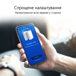 Маршрутизатор ASUS ZenWiFi AX Hybrid XP4 1PK AX1800 AV1300 2xGE LAN 1xGE WAN 1xUSB 3.2 PLC MU-MIMO OFDMA MESH 90IG05T0-BM9100
