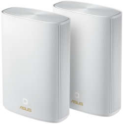 Маршрутизатор ASUS ZenWiFi AX Hybrid XP4 2PK AX1800 AV1300 2xGE LAN 1xGE WAN 1xUSB 3.2 PLC MU-MIMO OFDMA MESH 90IG05T0-BM9110