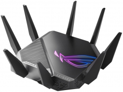 Маршрутизатор ASUS GT-AXE11000 Wi-Fi6E 4xGE LAN 1xGE WAN 1x2.5GE LAN/WAN MU-MIMO OFDMA MESH gaming 90IG06E0-MO1R00