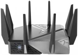Маршрутизатор ASUS GT-AXE11000 Wi-Fi6E 4xGE LAN 1xGE WAN 1x2.5GE LAN/WAN MU-MIMO OFDMA MESH gaming 90IG06E0-MO1R00