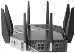 Маршрутизатор ASUS GT-AXE11000 Wi-Fi6E 4xGE LAN 1xGE WAN 1x2.5GE LAN/WAN MU-MIMO OFDMA MESH gaming 90IG06E0-MO1R00