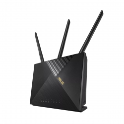 Маршрутизатор ASUS 4G-AX56U AX1800, 4xGE LAN, 1xGE WAN, 1xnanoSIM card, MU-MIMO 90IG06G0-MO3110