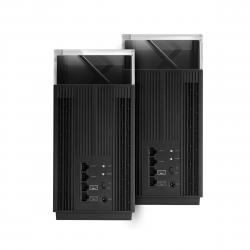 Маршрутизатор ASUS ZenWiFi Pro XT12 2PK 2xGE LAN 1x2.5GE LAN 1x2.5GE WAN 1xUSB 3.1 1xUSB 2.0 MU-MIMO OFDMA MESH 90IG06U0-MO3A40