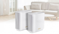 Маршрутизатор ASUS ZenWiFi XT9 2PK AX7800 3xGE LAN 1x2.5GE WAN 1xUSB 3.2 MU-MIMO OFDMA MESH white 90IG0740-MO3B40