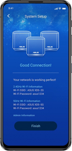 Маршрутизатор ASUS ZenWiFi XD5 1PK AX3000 1xGE LAN 1xGE WAN MU-MIMO MESH 90IG0750-MO3B60