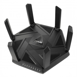 Маршрутизатор ASUS RT-AXE7800 Wi-Fi 6E 3xGE LAN 1xGE WAN 1x2.5GE LAN/WAN 1xUSB3.2 MU-MIMO OFDMA MESH gaming 90IG07B0-MU9B00