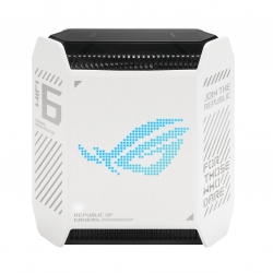 Маршрутизатор ASUS ROG Rapture GT6 1PK white AX10000 3xGE LAN 1x2.5GE WAN 1xUSB 3.2 g1 WPA3 OFDMA MESH 90IG07F0-MU9A30