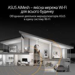Маршрутизатор ASUS TUF-AX4200 AX4200, 4xGE LAN, 2,5xGE WAN, 1xUSB3.2, MESH EU-UK 90IG07Q0-MU9100