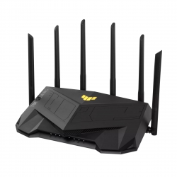 Маршрутизатор ASUS TUF-AX6000 4xGE LAN 1x2.5GE LAN 1x2.5GE WAN 1xUSB3.2 MU-MIMO OFDMA MESH gaming AURA RGB 90IG07X0-MO3C00