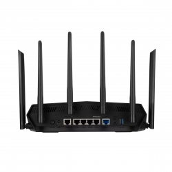 Маршрутизатор ASUS TUF-AX6000 4xGE LAN 1x2.5GE LAN 1x2.5GE WAN 1xUSB3.2 MU-MIMO OFDMA MESH gaming AURA RGB 90IG07X0-MO3C00