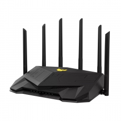 Маршрутизатор ASUS TUF-AX6000 4xGE LAN 1x2.5GE LAN 1x2.5GE WAN 1xUSB3.2 MU-MIMO OFDMA MESH gaming AURA RGB 90IG07X0-MO3C00