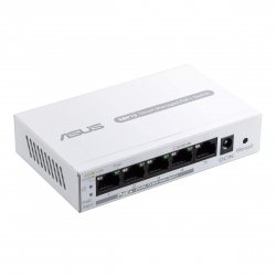 Коммутатор ASUS ExpertWiFi EBP15 5xGE (4xPoE), 60Вт, Управляемий L2+ 90IG08D0-MO3B00