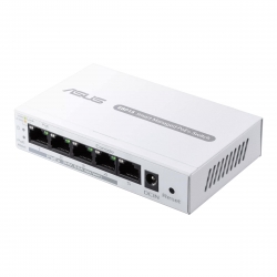 Коммутатор ASUS ExpertWiFi EBP15 5xGE (4xPoE), 60Вт, Управляемий L2+ 90IG08D0-MO3B00