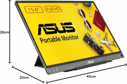 Монітор портативний Asus 15.6" ZenScreen MB16ACE USB-C, IPS, Case 90LM0381-B04170