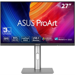 Монитор Asus 27" ProArt PA278CFRV HDMI, 2xDP, USB-C, 3xUSB, MM, IPS, 2560x1440, 100Hz, 5ms, DCI-P3 95%, AdaptiveSync, Pivot, HDR400 90LM06Q0-B01M70