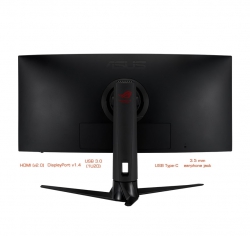 Монитор LCD 34.1" Asus XG349C HDMI, DP, USB-C, 2xUSB3.0, MM, VA, 3440x1440, 180Hz, 1ms, CURVED, DCI-P3 98%, HDR400, G-Sync 90LM06V0-B01A70