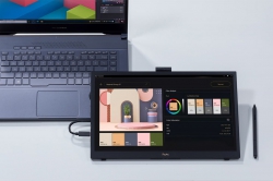 Монітор портативний Asus 15.6" ProArt PA169CDV HDMI, 2xUSB-C, MM, IPS, 3840x2160, 10ms, Touch, sRGB 100%, Stylus 90LM0711-B01I70