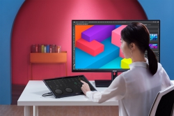 Монітор портативний Asus 15.6" ProArt PA169CDV HDMI, 2xUSB-C, MM, IPS, 3840x2160, 10ms, Touch, sRGB 100%, Stylus 90LM0711-B01I70
