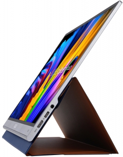 Монітор портативний LCD 15.6" Asus ZenScreen MQ16AH mHDMI, 2xUSB-C, OLED, 1ms, 100%DCI-P3, HDR10, Cover 90LM07SV-B01170