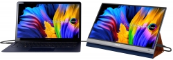 Монітор портативний LCD 15.6" Asus ZenScreen MQ16AH mHDMI, 2xUSB-C, OLED, 1ms, 100%DCI-P3, HDR10, Cover 90LM07SV-B01170