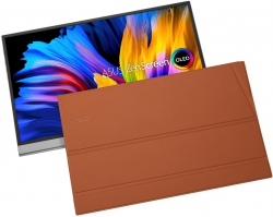 Монітор портативний LCD 15.6" Asus ZenScreen MQ16AH mHDMI, 2xUSB-C, OLED, 1ms, 100%DCI-P3, HDR10, Cover 90LM07SV-B01170
