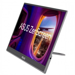 Монітор портативний Asus 15.6" ZenScreen MQ16AHE mHDMI, USB-C, OLED, 1ms, DCI-P3 100%, HDR10, Cover 90LM07SV-B02170