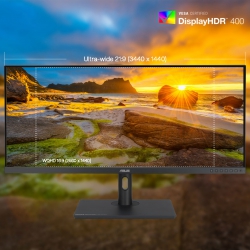 Монітор LCD 34" Asus ProArt PA348CGV 2xHDMI, DP, USB-C, 4xUSB, MM, IPS, 3440x1440, 21:9, 120Hz, 2ms, 98%DCI-P3, FreeSync, HAS, HDR400 90LM07Z0-B01370