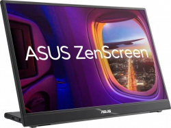 Монітор портативний Asus 16" ZenScreen MB16QHG HDMI, 2xUSB-C, Audio, IPS, 2560x1600, 16:10, 120Hz, DCI-P3 100%, HDR400, Cover 90LM08NG-B01170