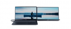 Монітор портативний Asus 16" ZenScreen MB16QHG HDMI, 2xUSB-C, Audio, IPS, 2560x1600, 16:10, 120Hz, DCI-P3 100%, HDR400, Cover 90LM08NG-B01170