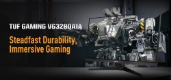 Монитор Asus 31.5" TUF Gaming VG328QA1A 2xHDMI, DP, USB, MM, VA, 170Hz, 1ms, sRGB 100%, AdaptiveSync 90LM08R0-B01E70