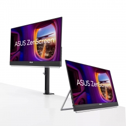 Монітор портативний Asus 21.5" ZenScreen MB229CF HDMI, USB-C, MM, IPS, 100Hz, AdaptiveSync, C-Clamp Arm 90LM08S5-B01A70
