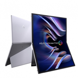 Монітор портативний Asus 17.3" ZenScreen Fold MQ17QH mHDMI, 2xUSB-C, Audio, OLED, 2560x1920, 0.2ms, DCI-P3 100%, AdaptiveSync, HDR500, Case 90LM09EV-B01170