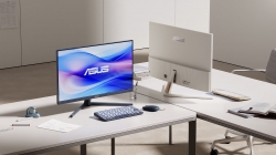 Монітор Asus 23.8" VU249CFE-M HDMI, USB-C, Audio, IPS, 100Hz, 1ms, AdaptiveSync, бежевий 90LM09JM-B01K70