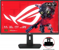 Монітор Asus 24.5" ROG Strix XG259QNS 2xHDMI, DP, 2xUSB, Audio, IPS, 380Hz, 0.3ms, sRGB 110%, AdaptiveSync, Pivot, HDR400 90LM09M0-B01370