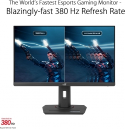 Монітор Asus 24.5" ROG Strix XG259QNS 2xHDMI, DP, 2xUSB, Audio, IPS, 380Hz, 0.3ms, sRGB 110%, AdaptiveSync, Pivot, HDR400 90LM09M0-B01370